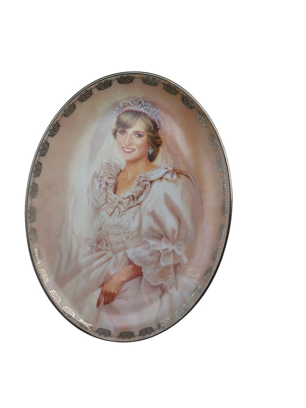 Vintage Bradford exchange Princess Diana plates set of 2